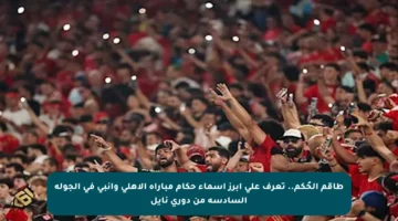 طاقم الحُكم.. تعرف على أبرز أسماء حكام مباراة الأهلي وإنبي في الجولة السادسة من دوري نايل
